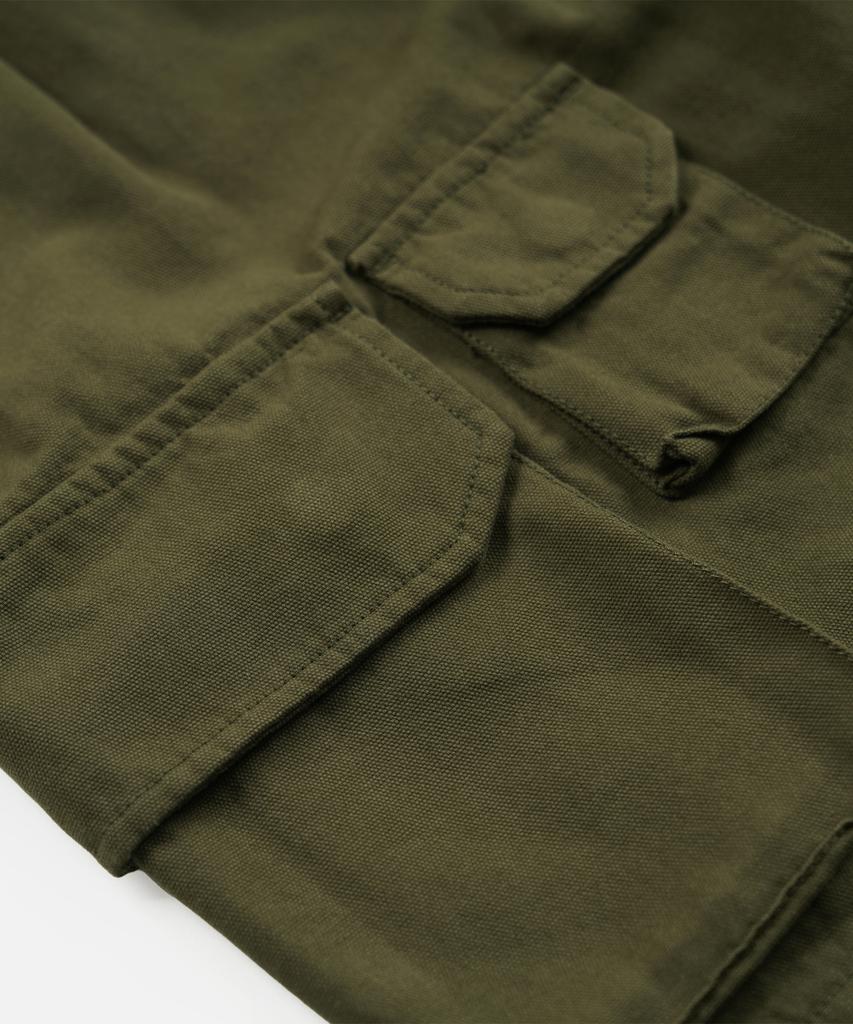FRIZMWORKS Canvas Multi Pocket Shorts _ Olive