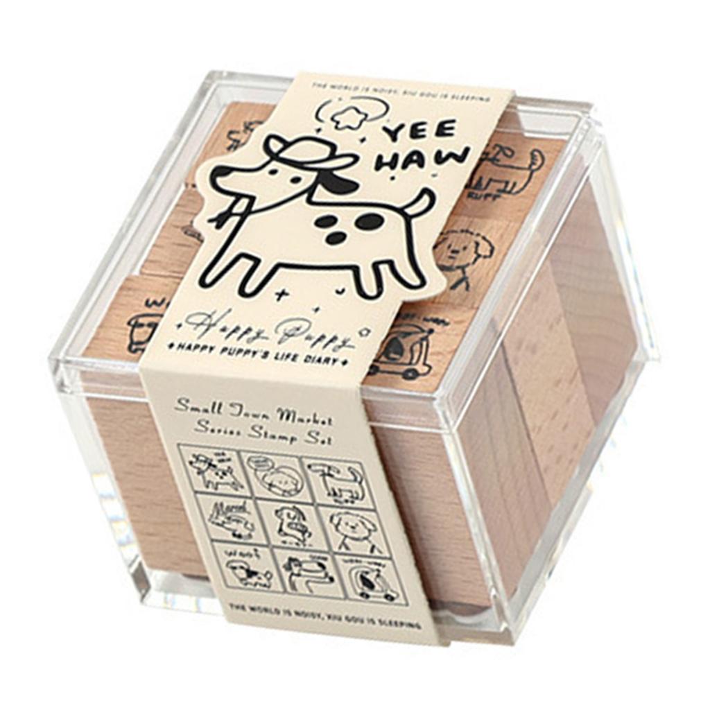 Прекрасные кошки штамп деревянный резиновый штамп мультяшные собаки штампы декоративные штампы для скрапбукинга журналов изготовления открыток