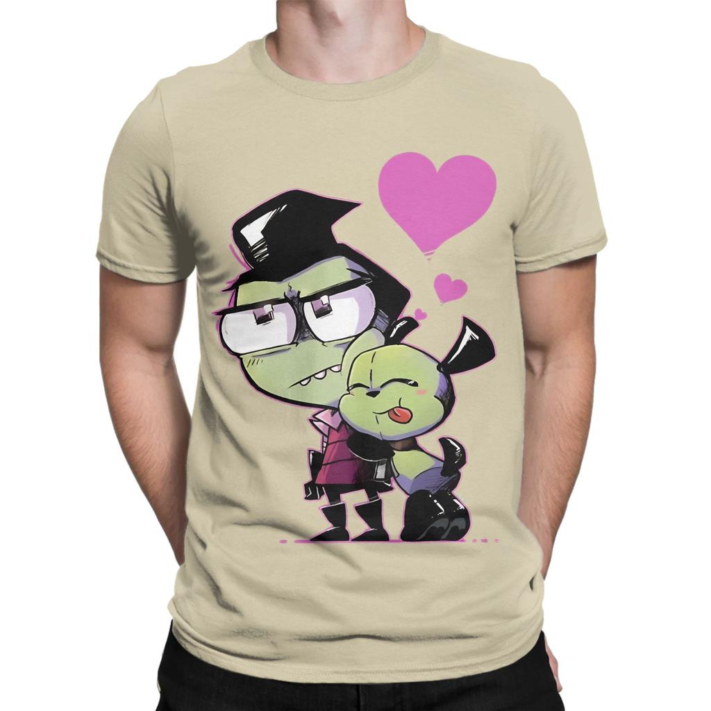 Art Iinvader Zzim Funny Graphic 100 Cotton TShirt Iinvader Zzim Tops Tees For Unisex