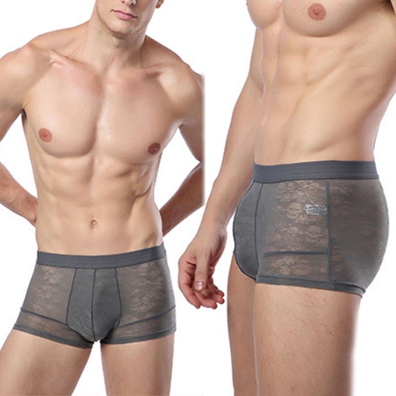 Летние Удобные Сексуальные Мягкие Геи Трусы Шорты Марлевые Брифы Дизайнерские Мужские С Низкой Посадкой Прохладные Ажурные Мужские Дышащие Аксессуары