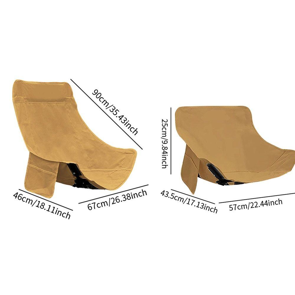 Breathable Moon Chair Replacement Fabric Thickened Seat Cover  for Outdoor Fishing Backyard