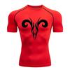 2024 Men's Short-sleeved T-shirt Quick-drying Sports Compression Shirt Bottoming Fitness Running Breathable Top Summer