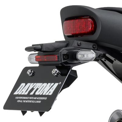 Мотоцикл Daytona Fenderless HAWK11 светодиодный рефлектор номерного знака в комплекте Fenderless EDGE 29202 черный (23) &