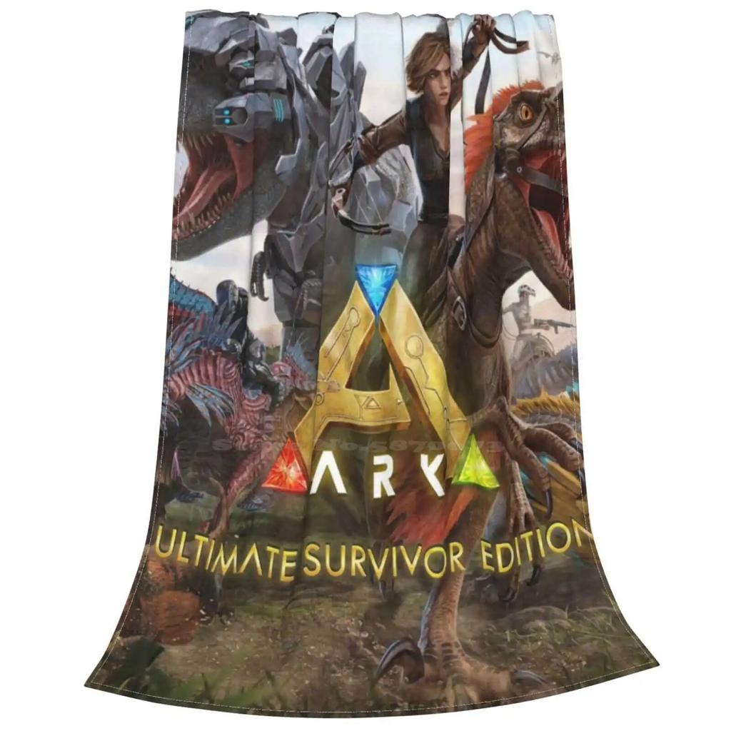 Ark Survival Evolved Ultimate Edition Four Seasons Comfortable Warm Soft Throw Blanket Ark Survival Evolved Gaming Dinosaurs