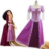 Coskawa Rapunzel Cosplay Princess Dress Halloween Costume for Adults (Size L)
