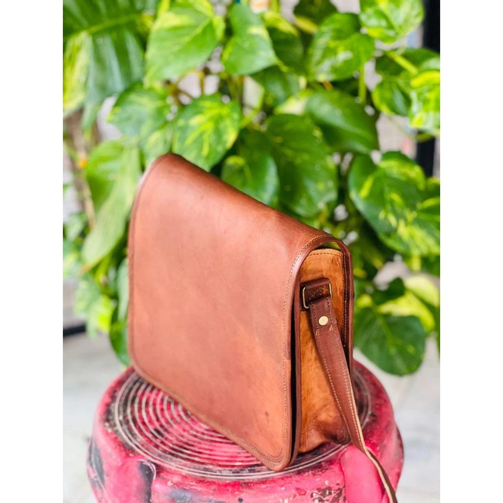 Винтажная сумка-мессенджер для ноутбука из козьей кожи ручной работы, редкий мужской портфель-сатчел