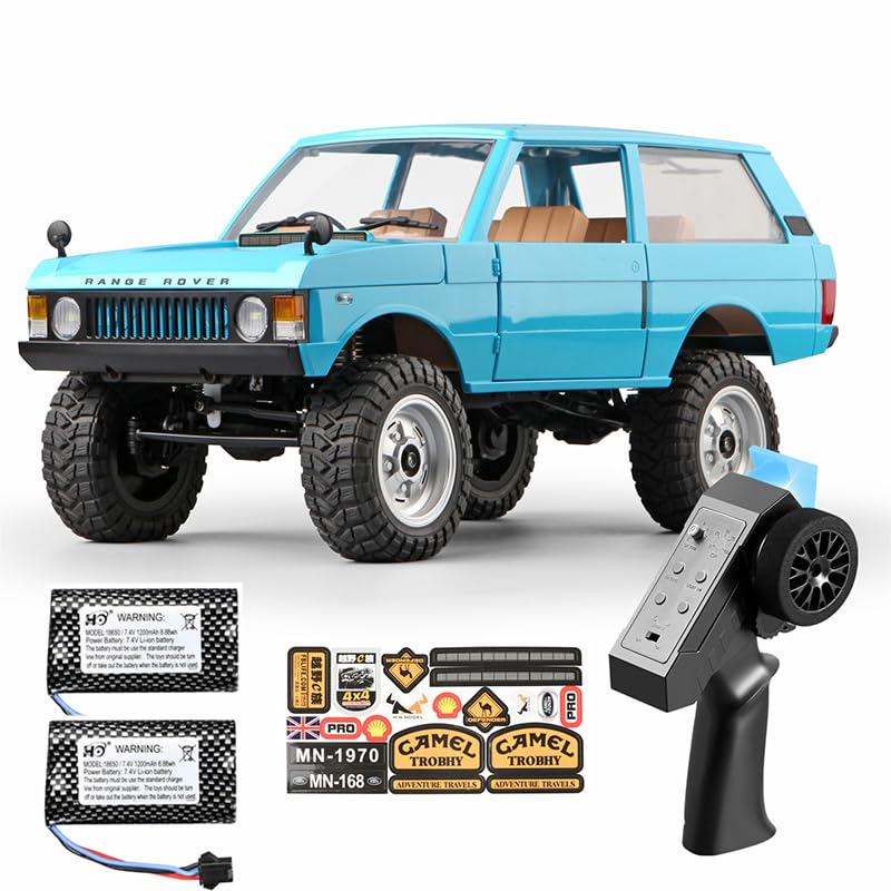 MN MODEL Scale Range Rover SUV Technically 4WD Officially Licensed Birthday Gift for Christmas Gift 112 First-Generation MN-168 Radio-Controlled