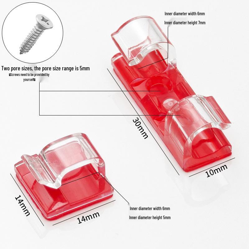Self-Adhesive Cable Organizer & Wire Clip Holder