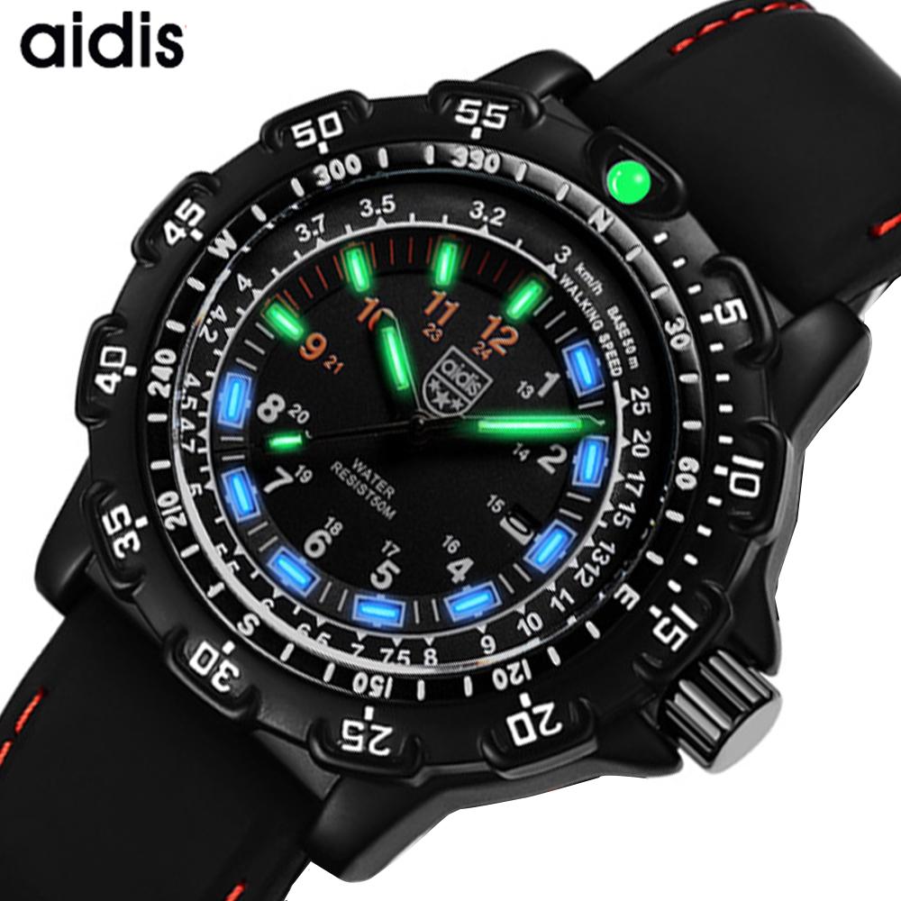 Addies High-end Watch Special Forces Outdoor Sports Waterproof Luminous Classic SEAL Army Wristwatch Man Quartz Watches For Men