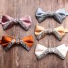Solid Color With Diamond Decorative Bow Tie Men'S Trendy Shirt Suit Banquet Wedding Accessories Bow Tie
