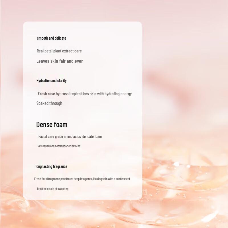 Ban Mu Hua Tian Rose Petal Fragrance Shower Gel 500g