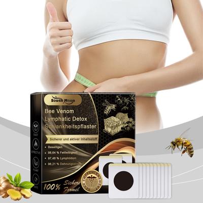 Пластырь для тела с пчелиным ядом Подтяжка живота Лифтинг Более легкое укрепление кожи тела Ленивый пластырь для пупка