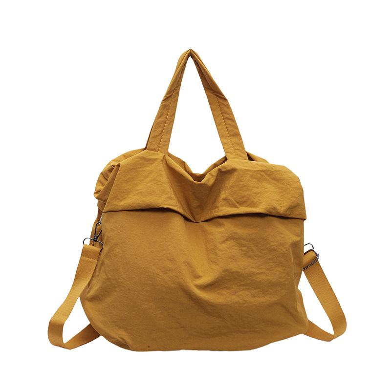 Nylon Cloth Bucket Bag Women'S Portable Versatile Big Bag With The Same Foreign Style One Shoulder Messenger Bag Tide