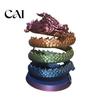 Decorative Pen Cup for Study Coiled Dragon Holder, Chinese Style Pencil Holder Desk Organizer, Stationery Storage Container Office School Supplies