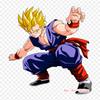 Patches For Clothes Bag Iron On Thermal Stickers Gohan Super Saiyan Gohan Goku Pattern Washable Heat Transfer