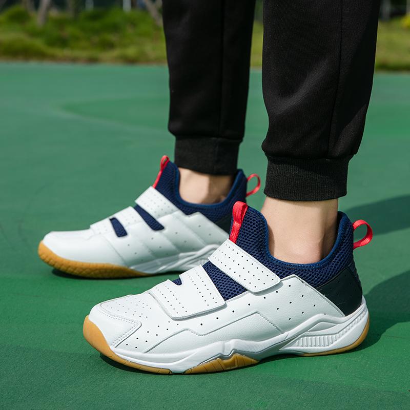 Высококачественная амортизирующая противоскользящая и износостойкая обувь для бадминтона для подростков и взрослых. Обувь для настольного тенниса. Теннисная обувь. Волейбольная обувь.