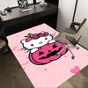 1 шт. Коврик Хэллоуин Hello Kitty, противоскользящий, из полиэстера, для офиса, спальни