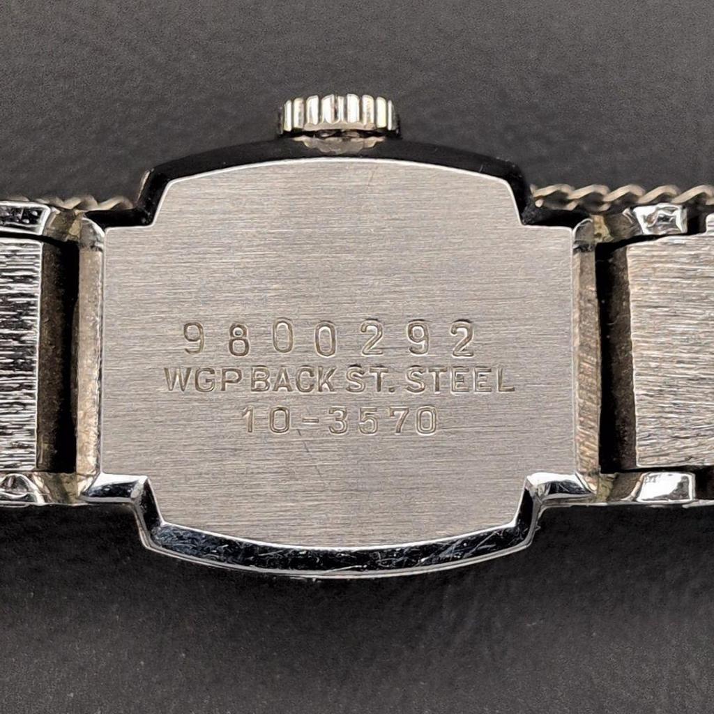 Used [Working Item] Seiko Manual Winding Antique Ladies Watch White Gold