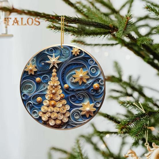 2 шт. Рождественские украшения акриловые плоские рождественские елочные часы-снеговик подвеска для украшения рождественской елки домашняя вечеринка