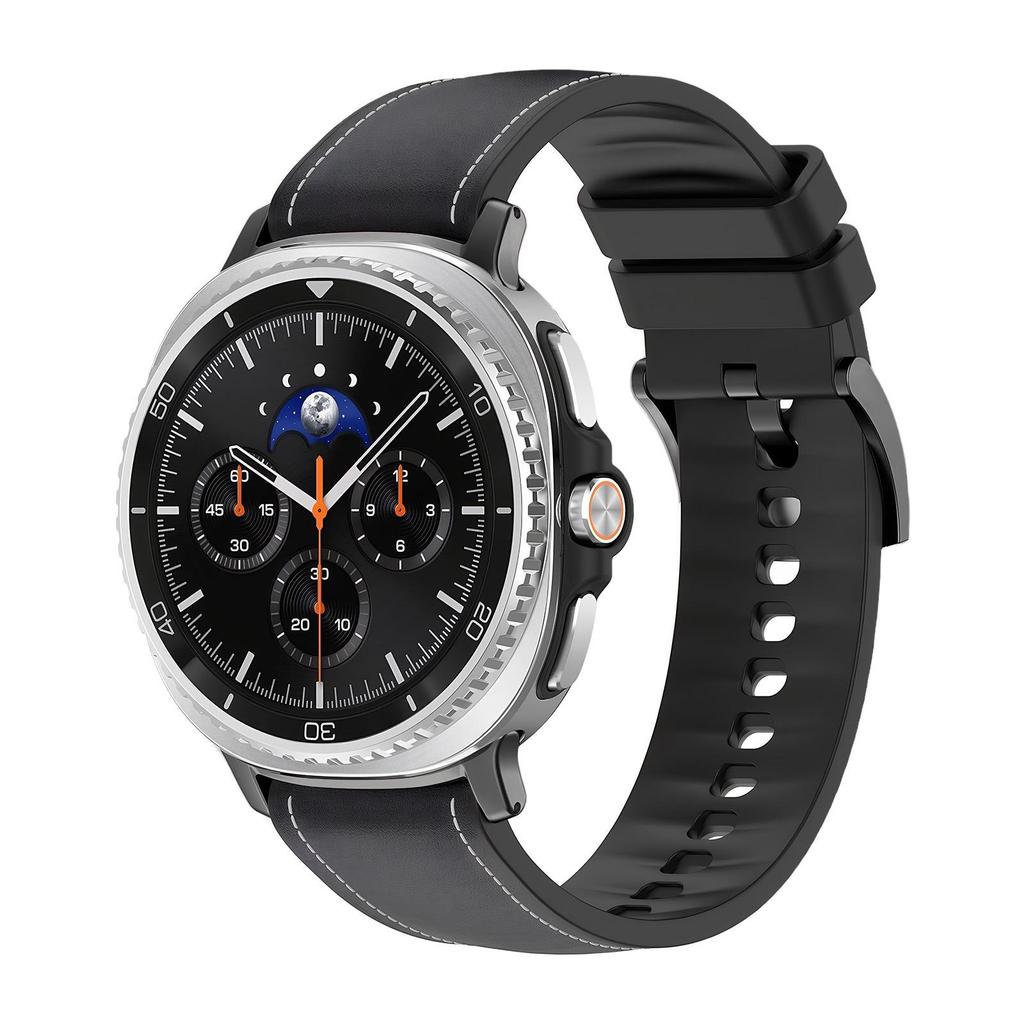Совместимый кожаный и силиконовый ремешок для Samsung Galaxy Watch 8/8 Classic