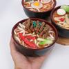 Пластиковая копилка-свинка в виде рамена, яиц, говядины, морепродуктов, миска для рамена, имитация модели еды, забавная копилка, витрина ресторана