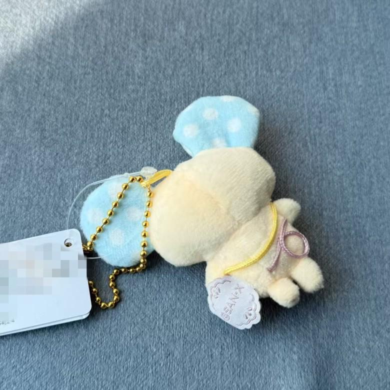 Плюшевая брелок-подвеска Rilakkuma Зефирный Кролик и Лиса