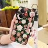 Silicone Back Cover Phone Case For Realme P3 Ultra 5G Protective Oil Painting Soft Case Fashion Design Anti-dust Lanyard