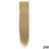 MERISIHAIR Women Long Straight Wrap Around Ponytail Synthetic Fiber Long Straight Wavy Hair Extensions Daily Wear
