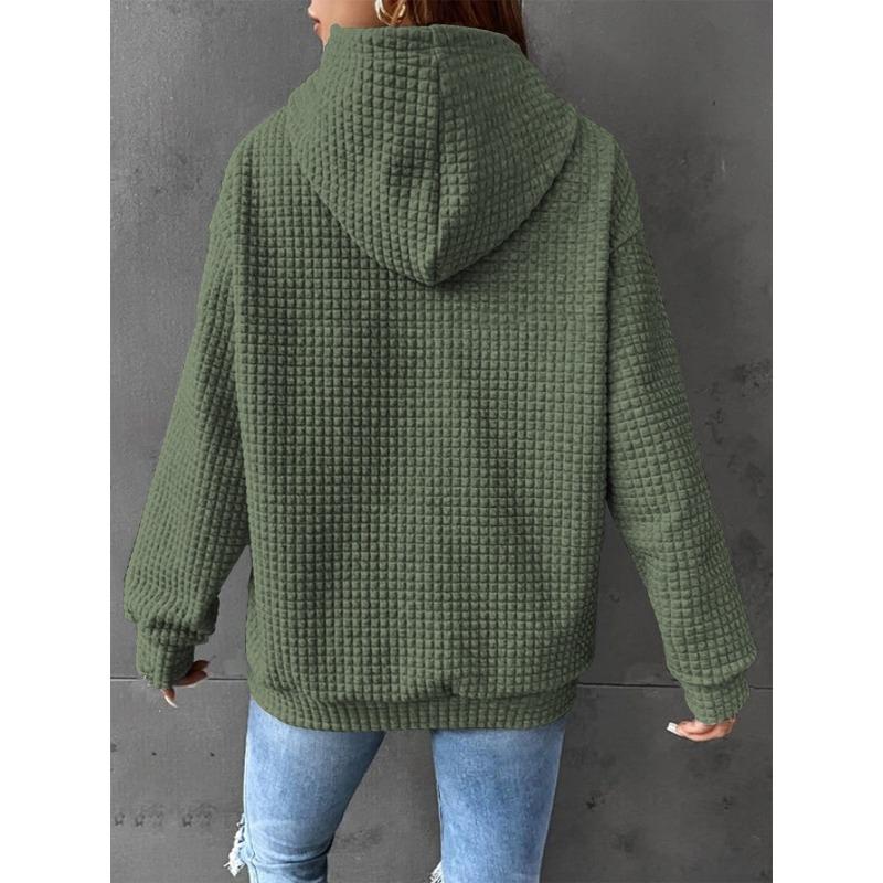 YYFS Женские модные повседневные однотонные худи и свитшоты с капюшоном и длинными рукавами с принтом