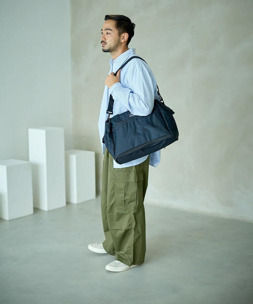 Expandable Boston Water TRACK Gray [Anello] Bag, Repellent, Multi-Storage ATC2611Z,