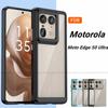 For Motorola Moto Edge 50 Ultra Case Motorola Moto Edge 50 Ultra Cover Clear PC Shockproof TPU Phone Cover Moto Edge 50 Ultra