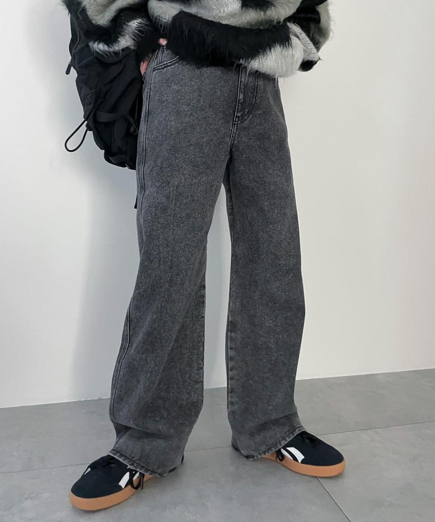 WEGO Джинсовые Джинсовые Большого Размера Тип B Черная Соната Женские Прямые Брюки, Джинсы, Низ, Брюки, Простые, Повседневные, Стильные, Подарок, Классические, Всесезонные,