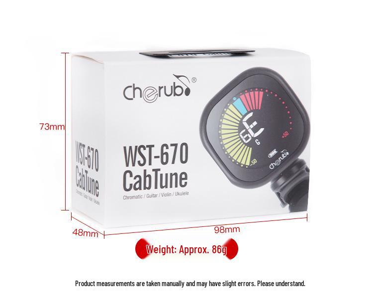 Little Angel High-Precision Rechargeable Tuner for Guitar, Ukulele, and Violin