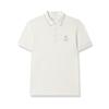 Heritage Casual Business Versatile Breathable Cool Feel Embroidered Logo Short Sleeve Polo Men Polo Cloud-White F11M538123FWT