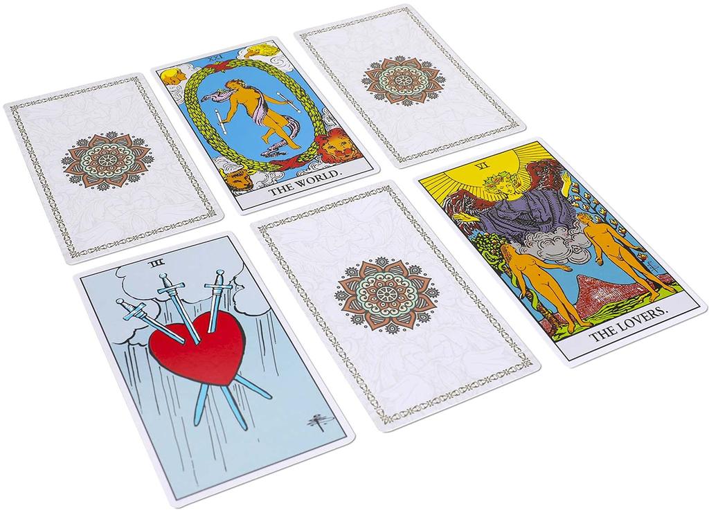 MagicSeer 78 классических карт Таро, колода для предсказаний судьбы Таро с японским бархатным мешочком, руководство,