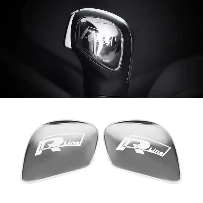 2026 Hot For Volkswagen VW Car Gearbox Control Gear Lever Stickers Shift Stick Handle Accessories For VW GTI Polo Golf Passat Ti