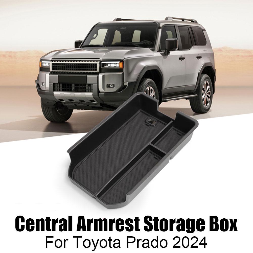 Car Central Armrest Storage Box For Toyota For Land Cruiser Prado 250 2024 Central Control Container Auto Interior Accessor Q7K1