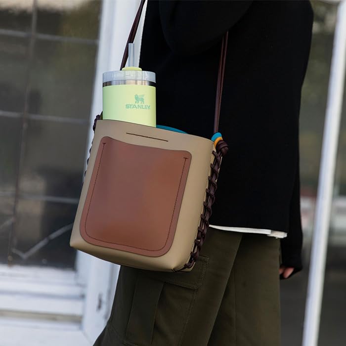 STANLEY STANLEY Vacuum Slim Quencher 600ml Tumbler Bottle Water Bottle Cold Reservation Leisure Stylish Outdoor with Lid Straw Portable Camping