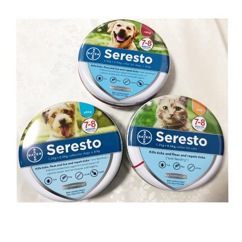 Ошейник для защиты от блох и клещей для собак и кошек - 8 месяцев защиты, без запаха и нежирный