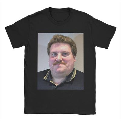 Футболка Drachenlord Poster Rainer Winkler the Superstar Original T Shirt Men's Pure Cotton Vintage T-Shirt Tees Short Sleeve Plus Size