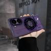 Для POCO X7 Pro Чехол X7Pro Защитная пленка для объектива камеры Прозрачный мягкий чехол для Xiaomi POCOX7Pro Прозрачный силиконовый бампер Магнитная подставка Shell