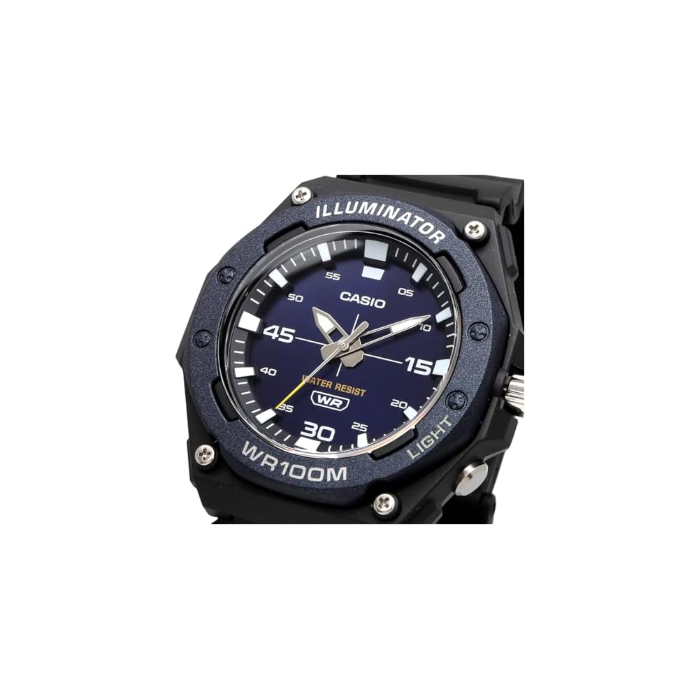 Casio Standard Analog Quartz Watch with LED Light MW-620H-2AV Men's Navy Blue Imported Model