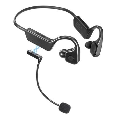 Беспроводные наушники Sanwa Direct Bluetooth с костной и воздушной проводимостью, с микрофоном (1 шт.), водонепроницаемые, открытого типа, для бега, (Товар