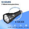 Wurkkos Diving Light DL70 LED Flashlight Waterproof 13000LM Diving Flashlight XHP50.2 Adopts 4 LEDs Underwater Light Usable Up To 100M Underwater