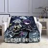 MurderDrones Cartoon Printed Wall Decor Art Print Warm and Soft Blanket Bedding Comfortable Cubre Cama Perfect Birthday Gift for