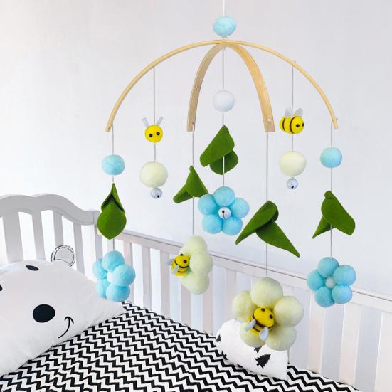 Игрушка-успокоитель Привлекательные яркие цвета Премиум Мультяшные детские мобили для кроватки Погремушка