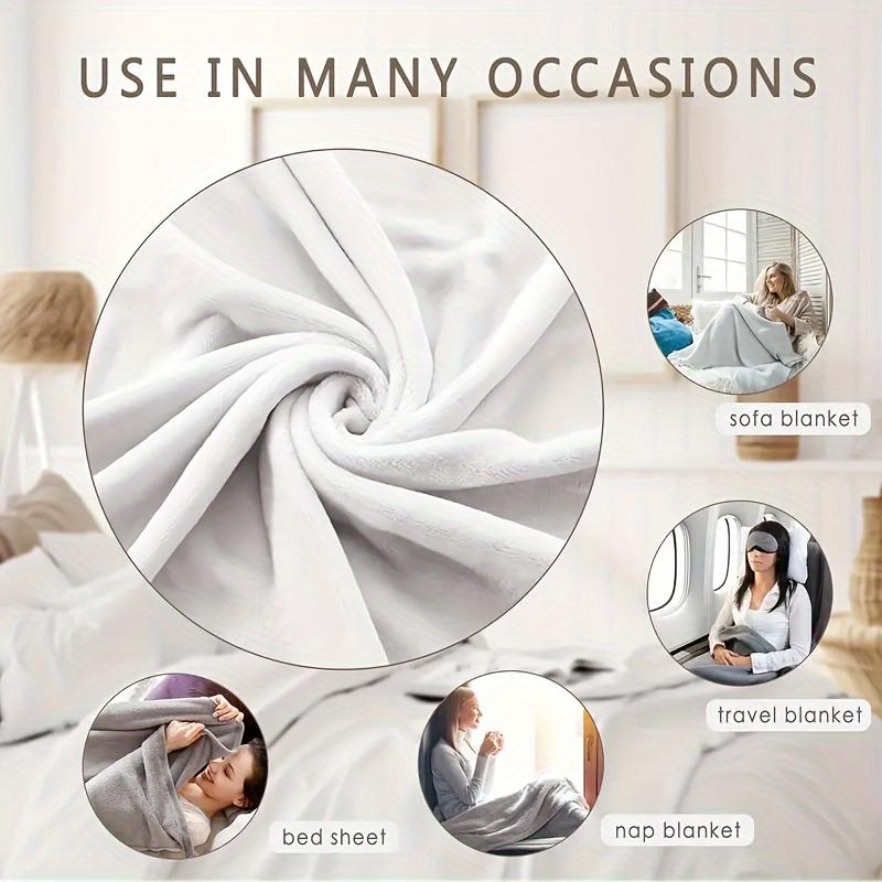 Фланелевый плед с принтом, супермягкий, уютный, для сна, для кровати, дивана, офиса, путешествий, машинная стирка, идеальный домашний подарок