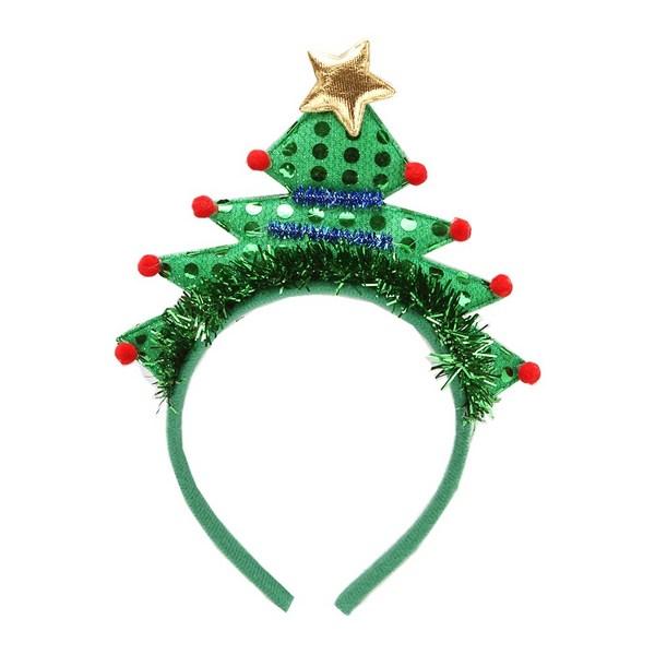Art Weave Sparkly Christmas Tree Light Bulb Decoration Headband Hairband, Basic Type (Bulb