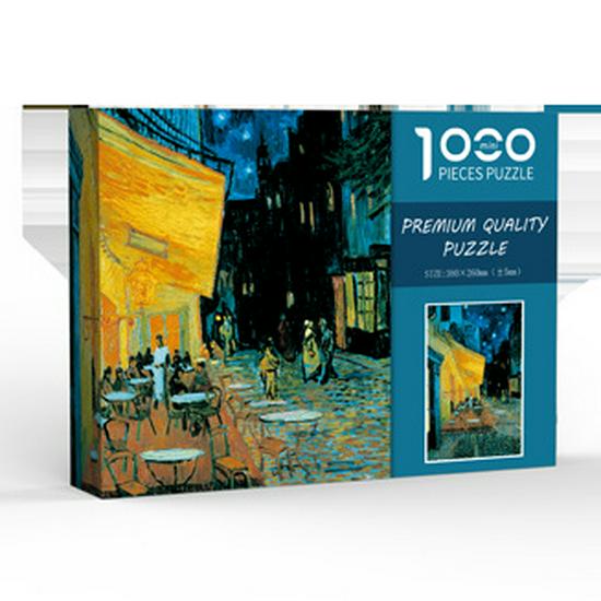 «Белая карточка Мини Пазл Большая волна Канагава 1000-элементный - Плотно прилегающие, без свободных элементов»