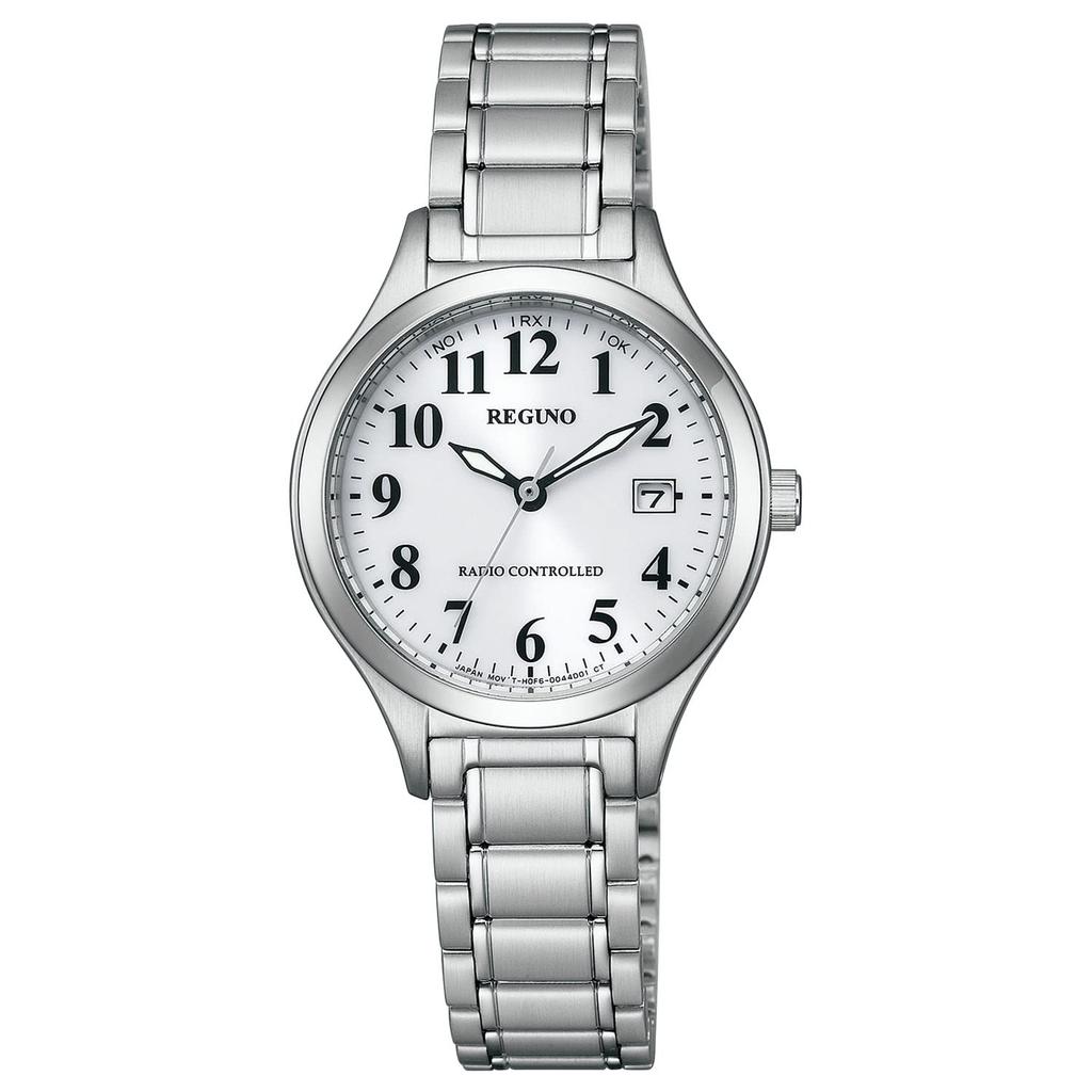 Женские серебристые часы Citizen Regno KS1-210-21
